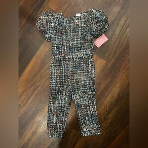 Ivy City Co Multicolor Tweed Kids Dress